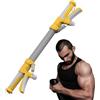 Générique Allenatore braccio regolabile, estensore del petto a doppia funzione, resistenza a 10 livelli con presa sicura, pinza portatile in acciaio, attrezzatura per il fitness con design ergonomico, con