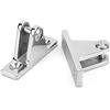 AMONIDA Cerniera per Ponte a 90° in Acciaio Inossidabile Bimini Top Hardware Durevole per Barche Marine per Yacht e 2 Pezzi