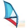 SYSXLT Ala da Surf Gonfiabile, Foil for Ala da Windsurf | Con base girevole a 360° e pompa, for tavole SUP e tavole da surf