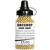 ADCSHOP 1500 Pallini in Acciaio Dorate - Calibro 4,5 mm. - per pistole CO2 - aria compressa. Non per Piombini
