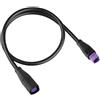 Caswynlife Cavo di prolunga per display bici elettrica, 6 pin, cavo di trazione per controller Ebike, 605 mm, nero