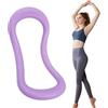 Generisch Anello da yoga, anello da yoga per stretching e pilates, esercizi di flessibilità della schiena, ruota da fitness durevole, dispositivo di supporto per massaggio muscolare, leggero per allungamento