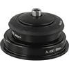 Caswynlife Serie sterzo conico per bicicletta, 44 mm, 56 mm, corona per forcella MTB, 28,6 mm, 39,8 mm, in lega nera, semi nascosta