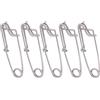 Generic 5 Connettori per Pesca con Clip a Scatto per Palangari, Clip per Tonno a Forte Tensione per la Pesca in Mare, Acciaio Inossidabile, Anticorrosione (3.5 * 125MM)