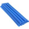 Generisch Set di 12 aste di ricambio per trampolino elastico, con spugna, coperture anti-collisione, accessori per esterni, per reti, imbottitura di sicurezza, 12 pezzi (blu, 88 x 4,5 cm)