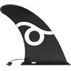 Aquaget Pinna di ricambio per SUP da 22 cm, per stand up paddle, accessorio universale, pinna centrale in plastica PA 66, con clip di sicurezza, per il tempo libero