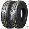 WEISHIDAI 2PC 4.50-10 Pneumatici | 4.50 10 64J Ricambio per 10 Pollici | 300KPA Carico Massimo 280kg per Pezzo