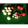 Aramith Set balls for Nine Cup Bagatelle (1 and 1/2 inch, 1 black, 4 red, 4 white)