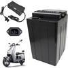 HJGHY Batteria per Moto elettrica 48V 60V 72V Batteria al Litio