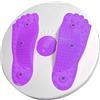 ZUFUMI Ab Twister Board, attrezzo per esercizi di allenamento per tonificare tutto il corpo, senza rumore, colore: viola