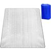 Generisch Tappetino da Campeggio 200x200cm Coperta Termica in Alluminio Traspirante
