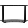 YARNOW Supporto Porta Freccette in Acrilico Nero 6 Slot, Struttura Stabile e Design Multitier, Espositore da Tavolo per Collezionisti e Appassionati di Freccette