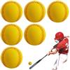 Generisch Palle Baseball Morbide 6 Pezzi Giocattoli Morbidi In Schiuma PU Sicuri Per