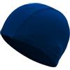Porceosy Cuffia da nuoto in tessuto elastico, traspirante, leggera, in tinta unita, per capelli lunghi e corti, per uomini, donne, adulti, bambini, piscina, blu navy
