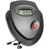Moliuoly Monitor per vogatore con display per dispositivi fitness, tachimetro con misurazione della frequenza cardiaca e velocità, pannello strumenti di ricambio con connettore a 3 pin per cyclette e