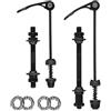 Caswynlife Set di spiedini per asse anteriore e posteriore a sgancio rapido con cuscinetti da 25 mm per mozzo ruota, parti di ricambio di precisione (anteriore)