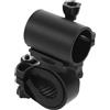 TEHAUX Supporto Multifunzione Torcia Nero da ABS Bicicletta a Rotazione in 360 Gradi, Clip Illuminazione Semplice e Comoda Durante la Ciclismo Guida Notturna