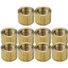 mophrati Set di ghiere Essenziali per Stecche da Biliardo, Strumenti Leggeri in Rame progettati per Un Gioco Migliorato. L'elenco è per Un Set di 10 ghiere in, Rame, 10.5 mm