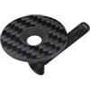 Caswynlife Copertura per attacco manubrio bici in fibra di carbonio, 31,8 mm, bullone superiore per bici da strada, mountain bike, parti nere