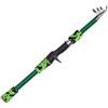 Minhe Canna da pesca e mulinello per set combinato con asta telescopica, scatola per attrezzature, rete per esche e borsa per il trasporto per principianti - verde 1.
