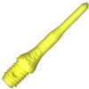 Gagaciso Evolution - Freccette 2BA, 100 pezzi, colore: giallo fluo.