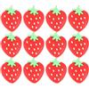 jojofuny 12 Pezzi Smorzatore Vibrazioni per Racchetta da Tennis in Silicone a Forma di Fragola, Leggero e Decorativo, per Partite di Tennis Professionali, Riduce Efficacemente Le Stile