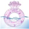 Hasihendy Ciambelle Gonfiabili Per Bambini Con Motivo Di Glitter, Coriandoli E | Anelli da nuoto per bambini Per Spiaggia Feste Bambini Ragazzi All'Aperto Ragazze R