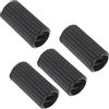 ibasenice 4 Pezzi Tappi Terminali Freno per Cavi Freni Bici Nero in Plastico Resistenti all'Usura e Alta Pressione per Sedia a Rotelle
