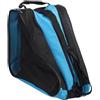 Minhe Borsa per pattinaggio su ghiaccio di grande capacità con fondo rinforzato, tracolla regolabile e tessuto Oxford acqua, scomparti multipli per attrezzature sportive (blu lago)