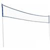 Generic Rete da Pallavolo Portatile Set Rete Pallone Pompa Kit Ancoraggi Regolabile Trasporto Facile in Pvc Pp Adatta per Spiaggia Prato Allenamento Famiglia