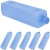 Operitacx Pacchetti di Ghiaccio Riutilizzabili 6 Pezzi per Raffrescatore d Aria e Conservazione Alimenti, Blocchi di Ghiaccio Portatili in PE per Picnic e Atmosfera Estiva