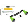 Lapiglo In Fibra di Carbonio Mulinello Maniglia 130mm Doppio Rocker Arm per Daiwa per abu per stradic per stella EVA Cork Grip Power Knob Aggiornamento Acqua Salata Acqua Dolce Tackle