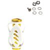 Nutup Manopola per mulinelli Daiwa Baitcasting in alluminio CNC, materiale PM, impugnatura antiscivolo, parti di ricambio per attrezzatura da pesca (1 set oro chiaro)