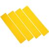 BESTYASH 4 Pezzi Marcatore per Tappeti da Tennis in TPE Giallo Riutilizzabile per Allenamento e Esercizi di Agilità Design Colorato e Creativo