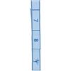 Homyl Fascia di Resistenza in Tessuto per e Pilates, Cinghia di Allungamento Numerata per Stretng e Flessibilità, Blu, 8 Livelli di Regolazione