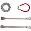NUOBESTY Kit 4 Pezzi Chiavi Raggi Bici in Acciaio Alta Durezza per Regolazione Tensione Raggi Ruota Ciclismo Riparazione e Correzione Cerchi