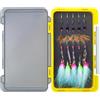 Generic Esca a Mosca Set Esche Artificiali Esche da Pesca Acciaio al Carbonio Scatola con Inserto in Schiuma per Organizzare Modelli Secchi E Bagnati Adatta a Fiume Lago Negozi Online, Misto TZ003