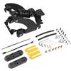 Generic Kit sospensione posteriore scooter elettrico ammortizzatore posteriore assorbimento degli urti for parti di accessori F2 F2Pro F2Plus(Rood)