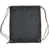 Minhe Borsa impermeabile Oxford con coulisse zaino per sport e attività all'aperto, design leggero per scuola e palestra (nero)