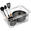 Frfik Cesto Da Campeggio Acciaio Inossidabile Pieghevole Organizzatore Per | Cestino Di Metallo Per Ripiego Forniture Da Campeggio Per Organizzare Utensili Per Cucina All'Aperto, Picnic, BBQ