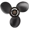 Gettimore per mercurio Elica barca 9x9 Alluminio 3-Blade Design 8 Denti Mano Destra Rotazione per 6-15HP Fuoribordo Motori Sostituzione