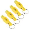 SHINEOFI 4 Pezzi Clip di Sgancio Rapido Controllo Preciso della velocità di Affondamento in ABS Giallo e Prestazioni Heavy Duty per Pesca in Mare Aperto per Pesca Offshore