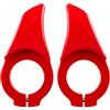 Artibetter Impugnature Facile Installazione per Trasportare in Semplice e Manubrio Bici Tipo Corno PC Rosso Mountain Bike e BMX