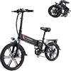 SAMEBIKE Bicicletta Elettrica Pieghevole da 20 Pollici Per Adulti,E-bike Urbana Unisex Per Adulti Con Pedalata Assistita,Batteria Rimovibile 48V10.4AH,Bici Elettriche per Shimano 7 Velocità