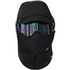 Generic Occhiali da sci termici a copertura completa, da uomo, donna, invernale, per equitazione, campeggio, ciclismo, colore nero, 58 cm