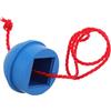 Garneck Porta Gesso per Biliardo Portatile in Gomma Blu con Custodia Protettiva, Clip per Amanti del Biliardo e Giocatori di Pool