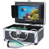NGTFDCP Fotocamera 2pz HD 7. Pollici Telecamera per Pesca Subacquea Pesci 1080P 15M / 30M Ghiaccio 15pz Bianco Le DS + 15 PZ LED IR per Kayak da Barca(30 LEDs Cable 15m)