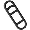 Generic di fissaggio in silicone per bicicletta, ricambio leggero, versatile, elastico fisso, cravatta universale per manubrio della bicicletta
