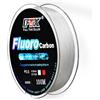Minhe Lenza da pesca in fluorocarbon da 100 m con leader in fibra di carbonio, la linea morbida fornisce durata, resistenza all'abrasione e un'esperienza di lancio regolare (7-0,45 mm-14,2 kg bianco)