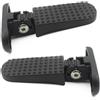Caswynlife Poggiapiedi per bici elettrica, in lega di alluminio, pieghevole, per scooter, e-bike, antiscivolo, 78 x 75 mm